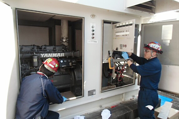 発電機定期点検