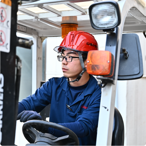 やりがいある仕事に使命感をもって取り組んでます